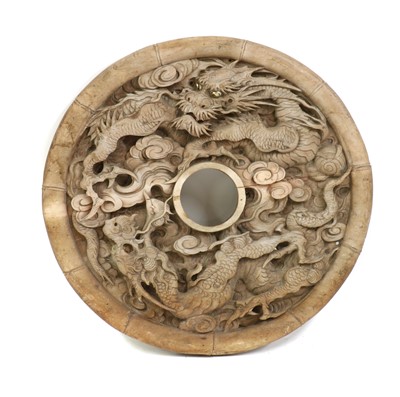 Lot 103 - A Japanese wood carving