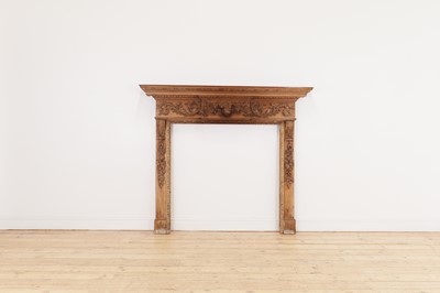 Lot 79 - A George II pine fire surround