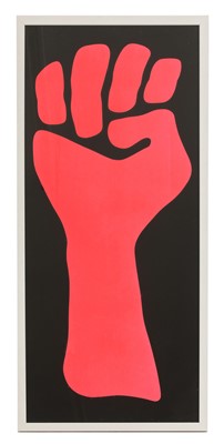 Lot 445A - A 'Black Panther' poster