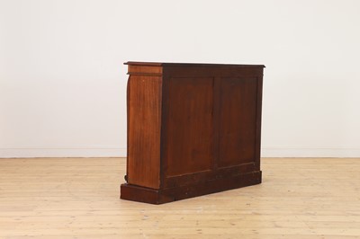 Lot 47 - A George IV mahogany low open bookcase