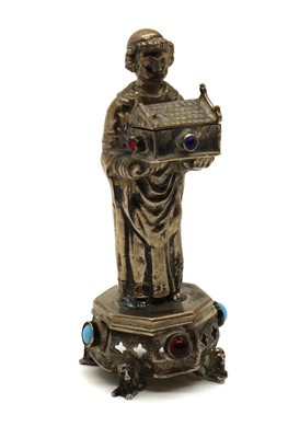 Lot 18 - A German silver novelty figure