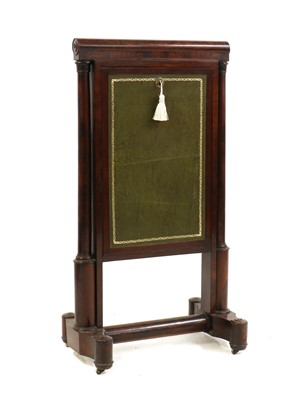 Lot 307 - An Empire style folding writing table