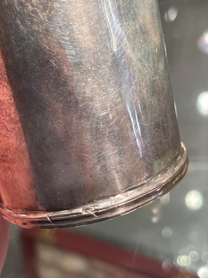 Lot 108 - A plain James II East Anglian provincial silver beaker