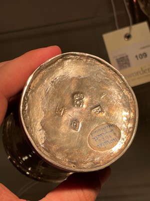 Lot 108 - A plain James II East Anglian provincial silver beaker