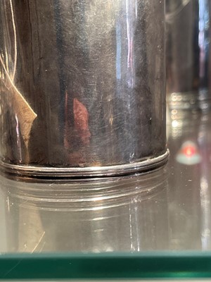 Lot 108 - A plain James II East Anglian provincial silver beaker