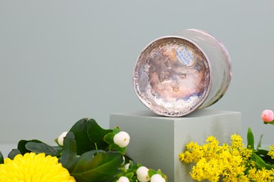 Lot 108 - A plain James II East Anglian provincial silver beaker