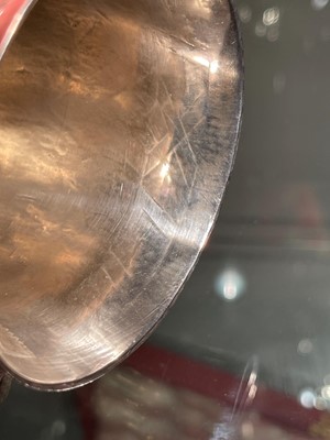 Lot 109 - A William III East Anglian provincial silver engraved beaker