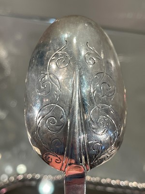 Lot 104 - A William III East Anglian provincial silver trefid spoon