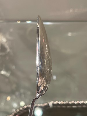 Lot 104 - A William III East Anglian provincial silver trefid spoon