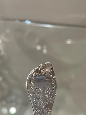 Lot 104 - A William III East Anglian provincial silver trefid spoon