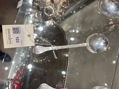 Lot 103 - A Charles II East Anglian provincial silver trefid spoon