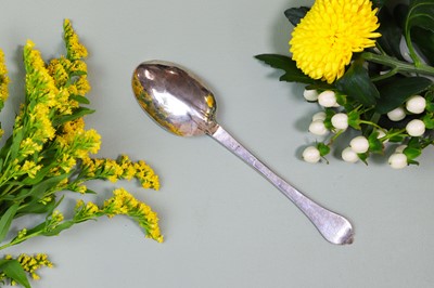 Lot 106 - A William III East Anglian provincial silver trefid spoon
