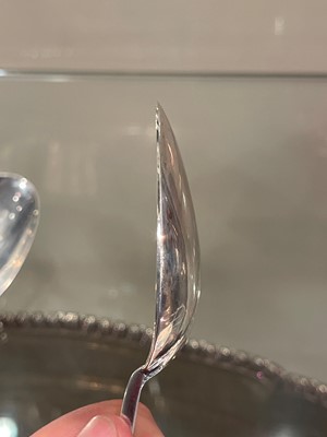 Lot 107 - A William III East Anglian provincial silver trefid spoon