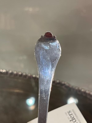 Lot 107 - A William III East Anglian provincial silver trefid spoon