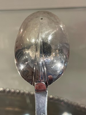 Lot 107 - A William III East Anglian provincial silver trefid spoon