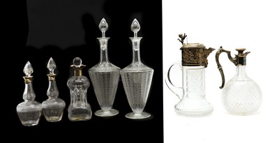 Lot 40 - A Victorian silver plated claret jug