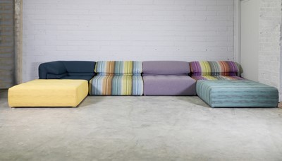 Lot 490 - A Roche Bobois 'Voyage Immobile 2' six-piece corner suite