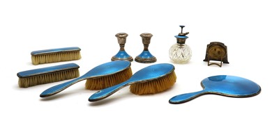 Lot 39 - A silver dressing table set