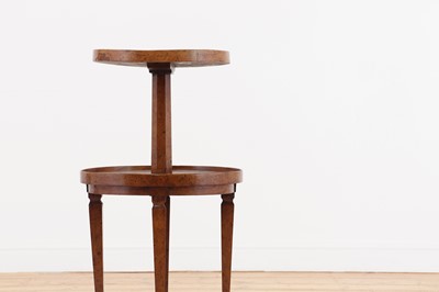 Lot 375 - A burr maple wine or occasional table
