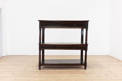 Lot 344 - An oak buffet