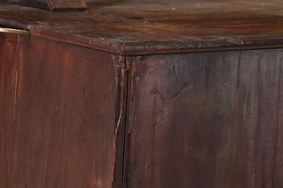 Lot 345 - A George I walnut and feather-banded architect's desk