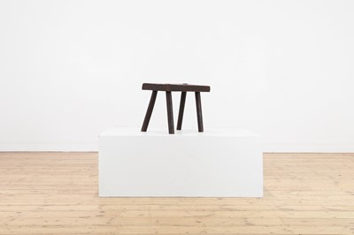 Lot 362 - A vernacular oak stool