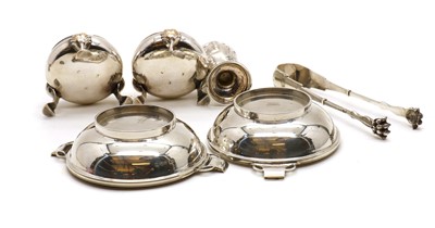 Lot 62 - A pair of twin-handled silver dishes