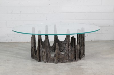 Lot 504 - A bronzed 'Stalagmite' coffee table