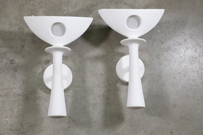 Lot 571 - A pair of 'Mati' wall lights
