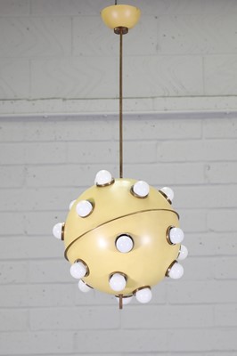Lot 279 - An Italian 'Model 551' hanging globe light