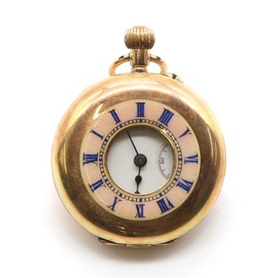 Lot 511 - A ladies' half hunter fob watch