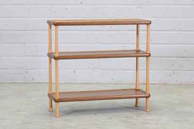 Lot 513 - A cherrywood and oak shelf