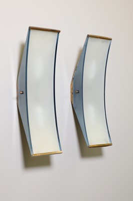 Lot 403 - A pair of Italian 'Model 2135' wall lights