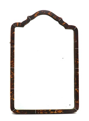 Lot 330 - A tortoiseshell and ivory dressing mirror