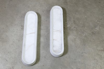 Lot 614 - A pair of Garnier et Linker 'Gaia' wall sconces