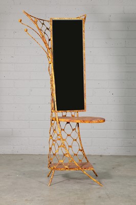 Lot 408 - A French painted-metal hallstand