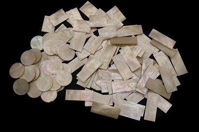 Lot 143 - A group of Chinese mother of pearl gaming counters