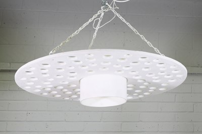 Lot 569 - A large plaster 'Cosmos' chandelier