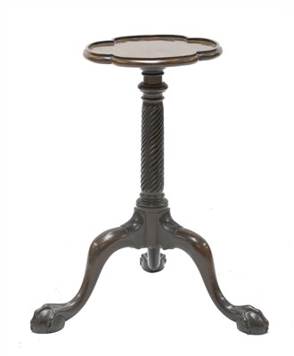 Lot 360 - A mahogany kettle stand