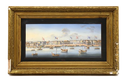 Lot 200 - A Chinese gouache painting