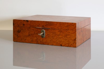 Lot 203 - A Dunhill burrwood humidor