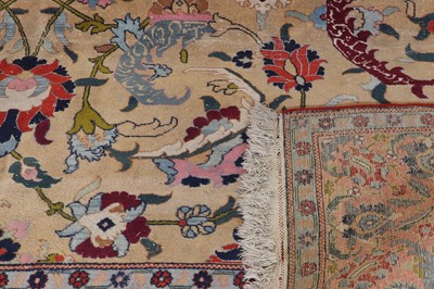 Lot 272 - A Persian wool carpet attributed to the Benlian workshops