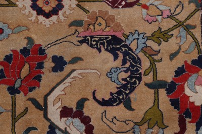Lot 272 - A Persian wool carpet attributed to the Benlian workshops