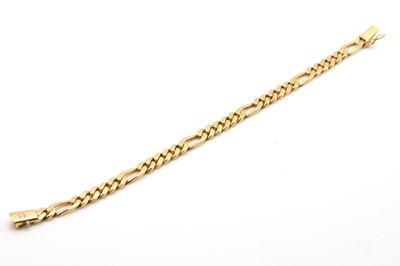 Lot 480 - A Continental filed Figaro bracelet