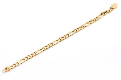 Lot 481 - A Continental filed Figaro bracelet