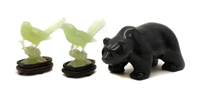 Lot 142 - A granite model of a bear