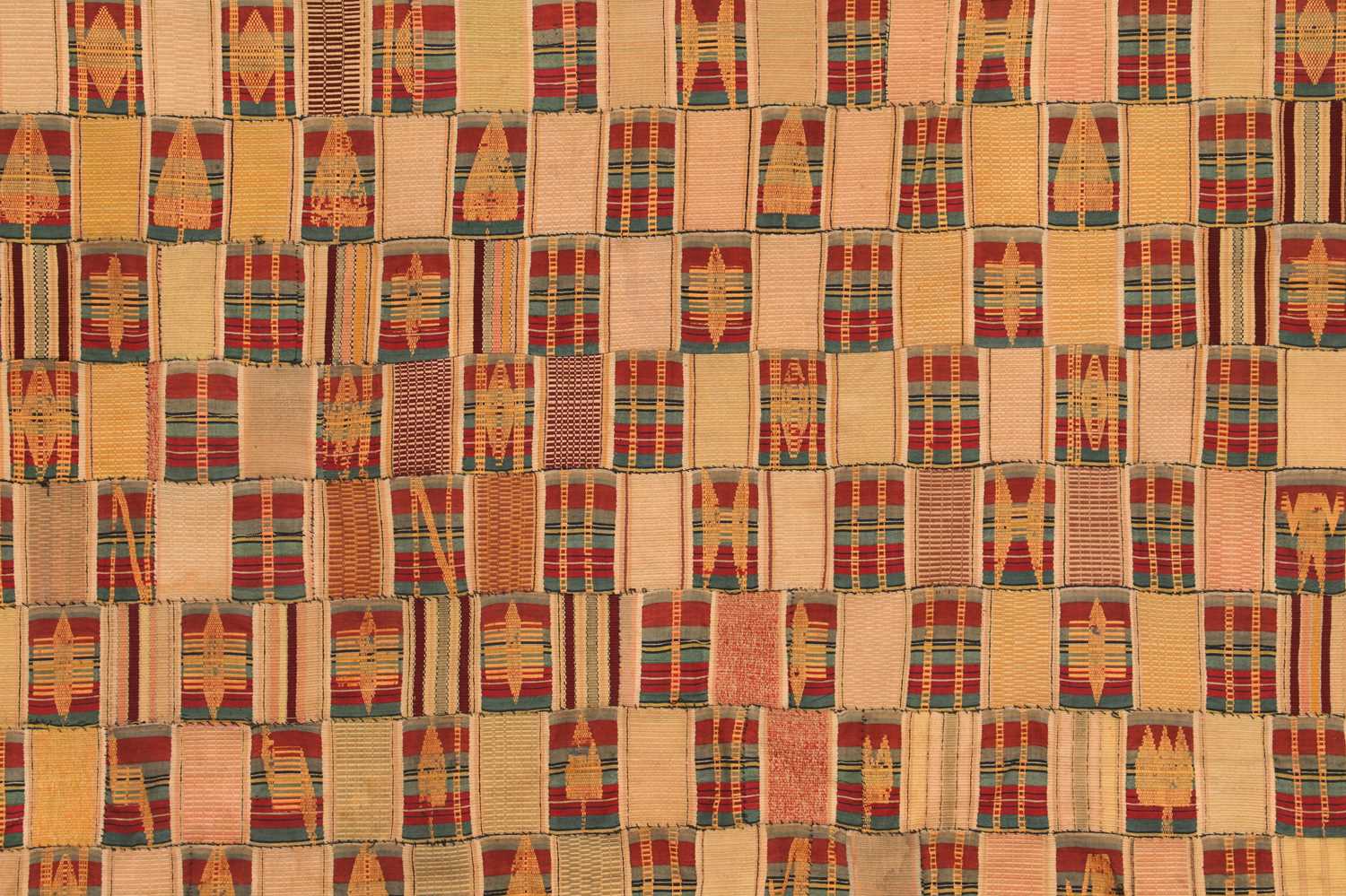 Lot 368 - An Ewe kente cloth