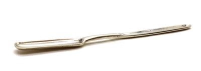 Lot 23 - A George II silver marrow scoop
