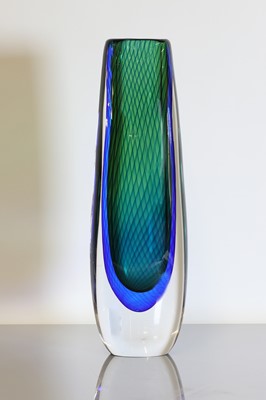Lot 477 - Two Kosta Boda sommerso glass vases