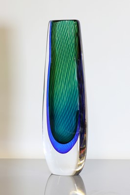 Lot 477 - Two Kosta Boda sommerso glass vases